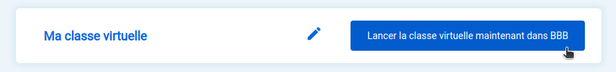 Lancer la classe virtuelle