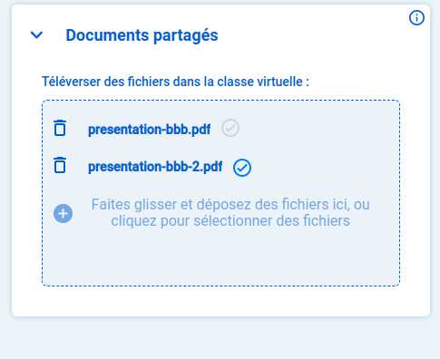 Chargement présentation