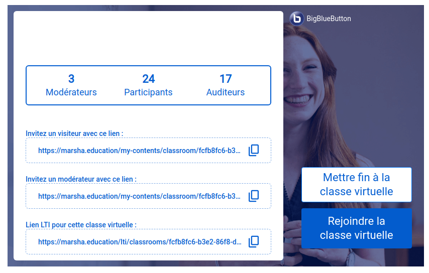 Statuts des participants